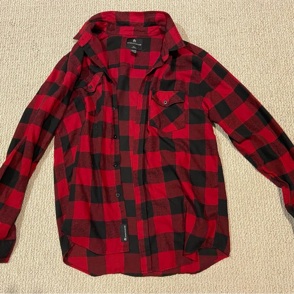 Southhouse Buffalo plaid button down